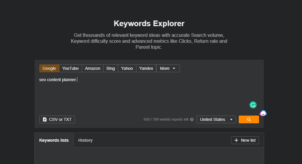 keyword explorer 