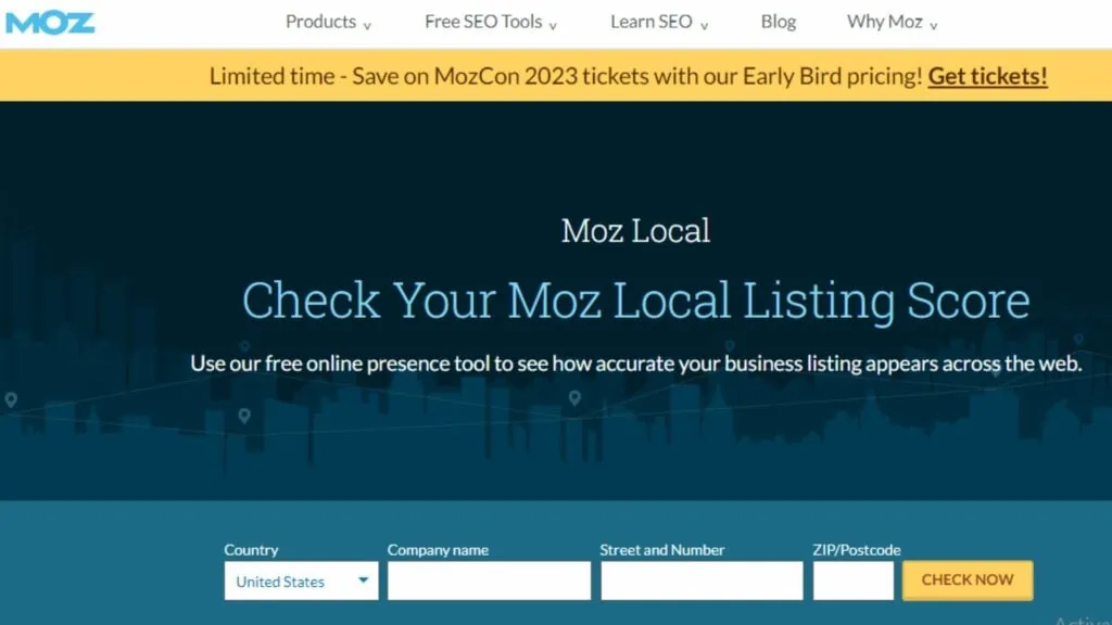 Moz local citation building