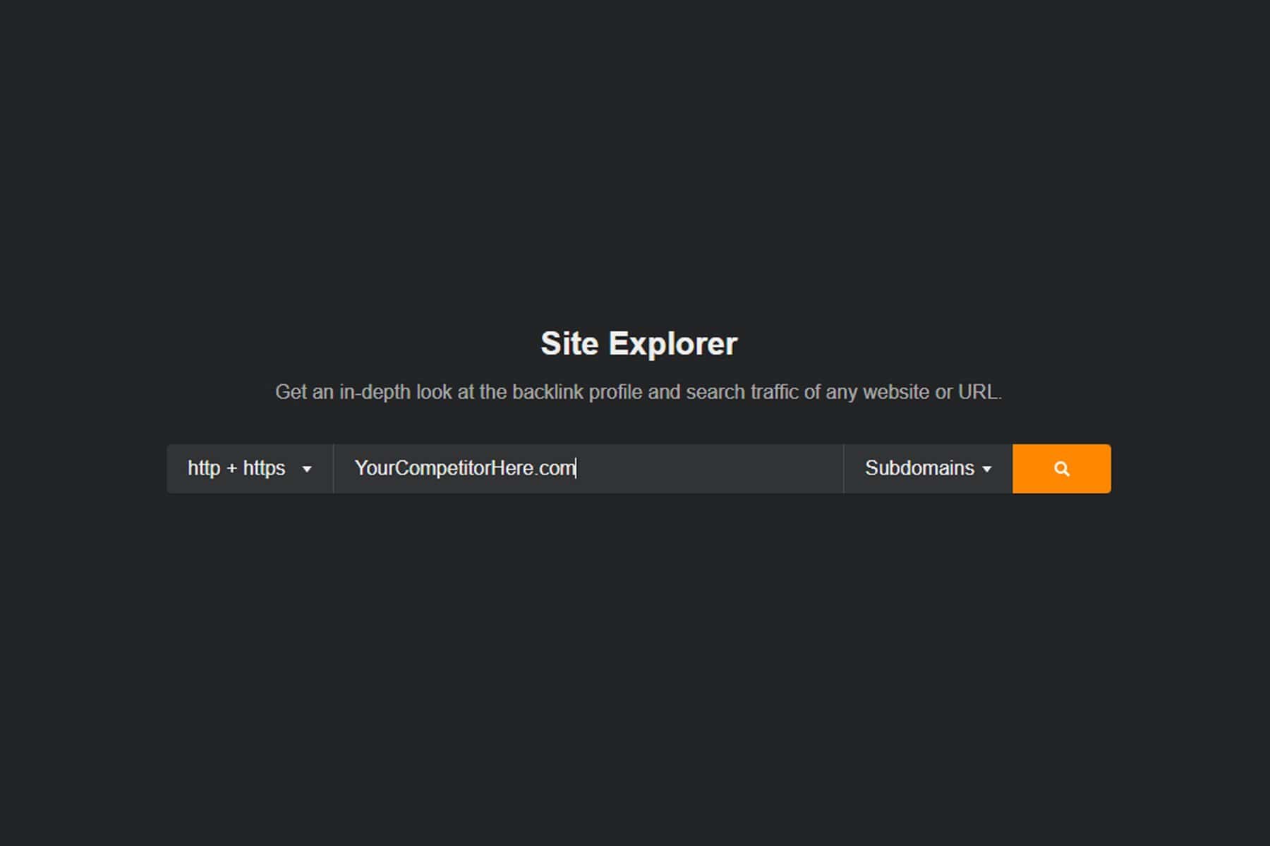 how to check competitors backlinks with ahrefs