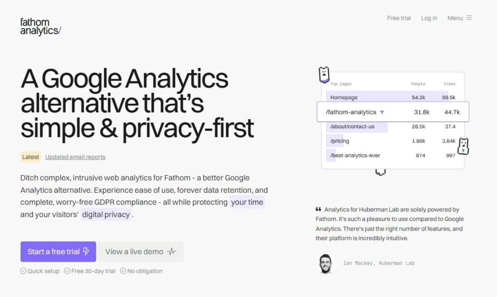 Fathom Analytics