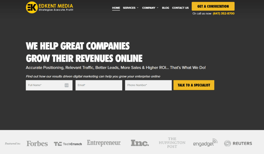 edkent media homepage