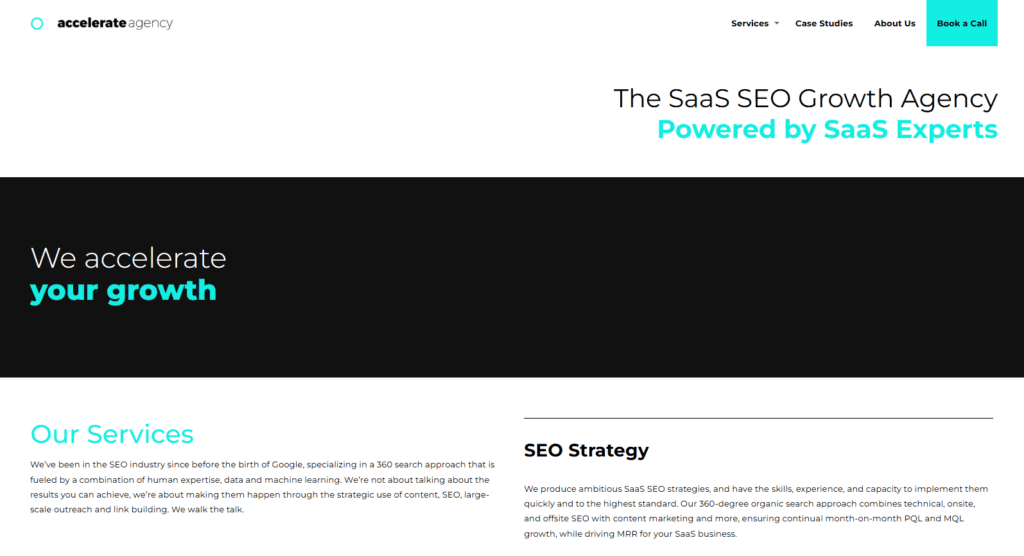 accelerate agency homepage