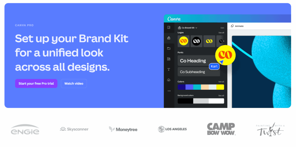 canva pro brand kits