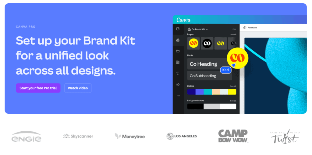 canva pro brand kits