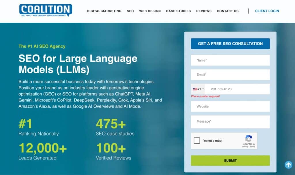Coalition AI SEO agency