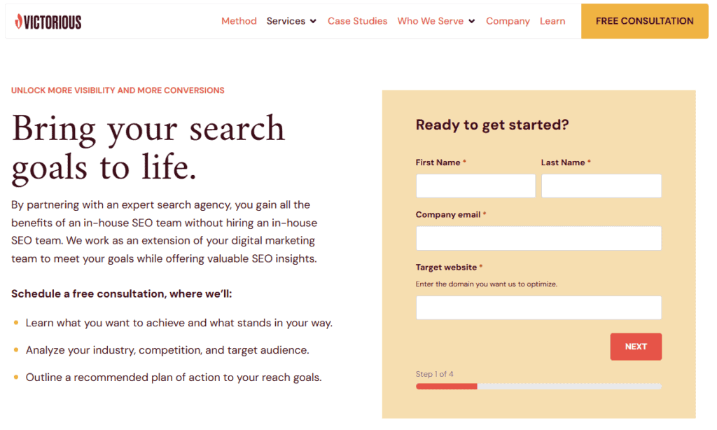 Victorious SEO agency