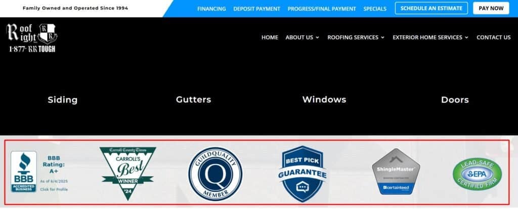 proof of legitimacy badges